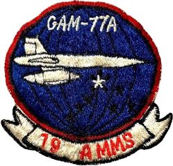 19th Airborne Missile Maintenance Squadron GAM-77A
The GAM-77/AGM-28 Hound Dog was a United States Air Force supersonic, turbojet-propelled, air-launched cruise missile. A B-52 bomber could carry a missile under each wing as well as its internal nuclear bomb load. Japan made.
