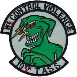 19th Tactical Air Support Squadron (Light) 
Korean made.
