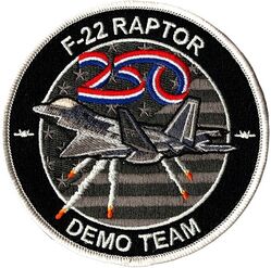 1st Fighter Wing Air Combat Command F-22 Demonstration Team 2026
