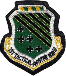 1st Tactical Fighter Wing
F-4E era, 1974. Sewn to leather.
