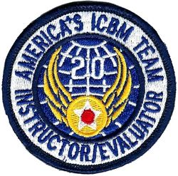 20th Air Force Instructor/Evaluator
