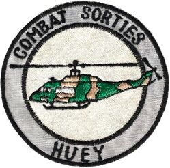 20th Special Operations Squadron UH-1 Combat Sorties
Crews could have personalized mission numbers added. RVN mase.
