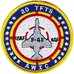 20th Tactical Fighter Training Squadron F-4F Advanced Weapons Instructor Course
German aircrew trained by USAF aircrew.
