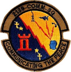 2139th Communications Squadron
German made.
Keywords: subdued