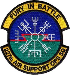 227th Air Support Operations Squadron
The 227th ASOS has transitioned to the 108th Wing as the 227th Cyber Operations Squadron (COS), as of April 1, 2025.
