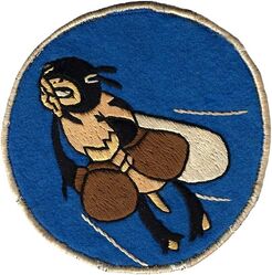 22d Fighter-Bomber Squadron
German made on felt circa 1953.
