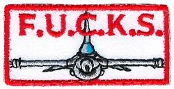 22d Fighter Squadron F-16 Pencil Pocket Tab
Full Up Combat Killing Stingers 
