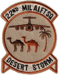 22d Military Airlift Squadron Operation DESERT STORM 1991
Keywords: Desert