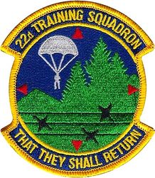 22d Training Squadron
The 22d TRS mission is Survival, Evasion, Resistance and Escape training.
