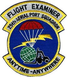 25th Aerial Port Squadron Flight Examiner
