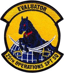 25th Operations Support Squadron Evaluator
