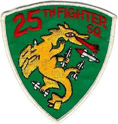 25th Tactical Fighter Squadron
Most likely used between 65-68 before deploying to Thailand. US made.
