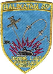 25th Tactical Fighter Squadron Exercise BALIKATAN 1989
Korean made.
