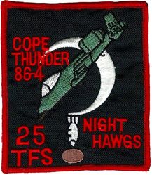 25th Tactical Fighter Squadron Exercise COPE THUNDER 1986-4
First version, Korean made.
