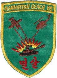 25th Tactical Fighter Squadron Exercise MANHATTAN BEACH 1989
Korean made.
