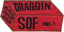 25th Tactical Fighter Squadron Supervisor of Flying Morale
The brick refers to the portable radio you had to have at all times while on SOF duty. 268.1 was the frequency. Korean made.
