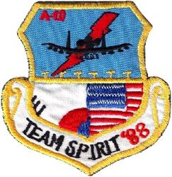 25th Tactical Fighter Squadron Exercise TEAM SPIRIT 1988
Korean made.
