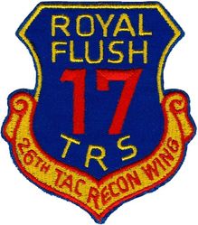 17th Tactical Reconnaissance Squadron ROYAL FLUSH XVII Competition
RF-4C team. German made.
