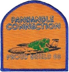 27th Tactical Fighter Wing and 340th Air Refueling Wing PROUD SHIELD 1988
PROUD SHIELD was the SAC annual Bombing and Navigation Competition to which TAC F-111s were invited. They partnered with the 340th AREFW tankers for the comp. Silkscreened patch.
