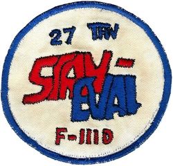 27th Tactical Fighter Wing F-111D Standardization/Evaluation
Thai made.

