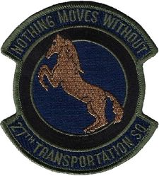 27th Transportation Squadron
Keywords: subdued