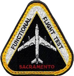 2874th Test Squadron KC-135 Functional Flight Test
Sewn to leather.
