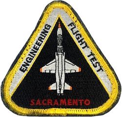2874th Test Squadron T-38 Flight Test
Sewn to leather.
