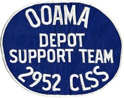 2952d Combat Logistics Support Squadron Depot Support Team
Back patch.
