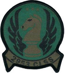 2953d Combat Logistics Support Squadron
Printed patch.
Keywords: subdued