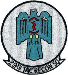 29th Tactical Reconnaissance Squadron
RF-84 era, Chest patch.
