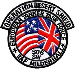 306th Strategic Wing European Tanker Task Force Operation DESERT SHIELD 1990
