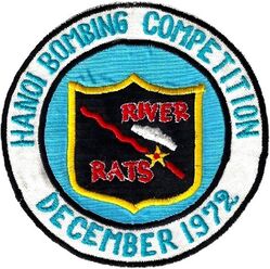 307th Strategic Wing Operation LINEBACKER II 1972 Morale
Parody of SAC BNC patch. Thai made.
