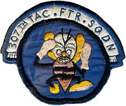 307th Tactical Fighter Squadron 
On silk, Korean made.

