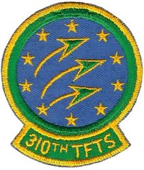 310th Tactical Fighter Training Squadron 
First version, larger and darker blue than following versions.
