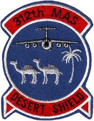 312th Military Airlift Squadron (Associate) Operation DESERT SHIELD 1990
