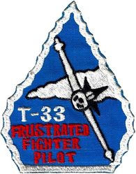 313th Air Division T-33
313 AD staff pilots at Kadena that could only fly the T-33 to maintain proficiency instead of the F-105 then stationed there. Patch shaped like the F-105 arrowhead patches then in use. The aircraft were assigned to the 18th TFW. Okinawan made.
