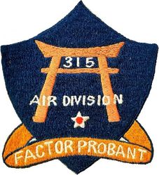 315th Air Division Morale
Japan made.
