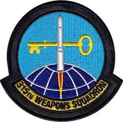 315th Weapons Squadron
Sewn to leather.
