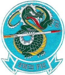 318th Fighter-Interceptor Squadron 
Japan made circa 1970.
