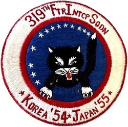 319th Fighter-Interceptor Squadron 1954-1955 Morale
Japan made.
