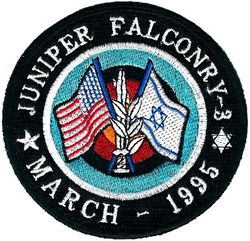 31st Fighter Wing Exercise JUNIPER FALCONRY-3 1995
F-16 TDY to Israel. Italian made.
