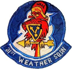 31st Weather Squadron 
Had over a dozen Dets scattered throughout Europe. German made.
