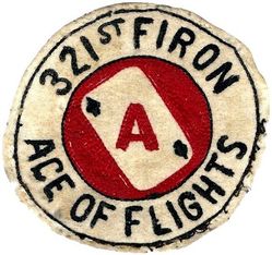 321st Fighter-Interceptor Squadron A Flight
On felt.
