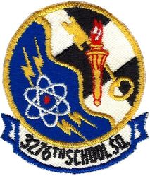 3276th School Squadron
Electronic Communications and Cryptographic Systems Equipment Repairman school.
