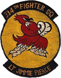 334th Fighter-Interceptor Squadron
Lt. Pierce had 1 MIG kill in Korea with the 334 FIS. Japan made.
