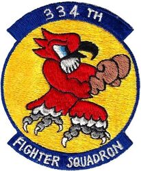 334th Tactical Fighter Squadron
A bit larger than the later standard size, Japan made circa early 60s.

