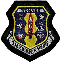 33d Fighter Wing Gaggle
Sewn into leather.

