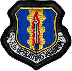 33d Operations Squadron
Sewn into leather.
