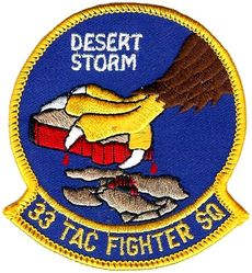 33d Tactical Fighter Squadron Operation DESERT STORM 1991
 TDY to Al Dhafra AB, United Arab Emirates.
