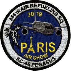 344th Air Refueling Squadron KC-46 Paris 2019

